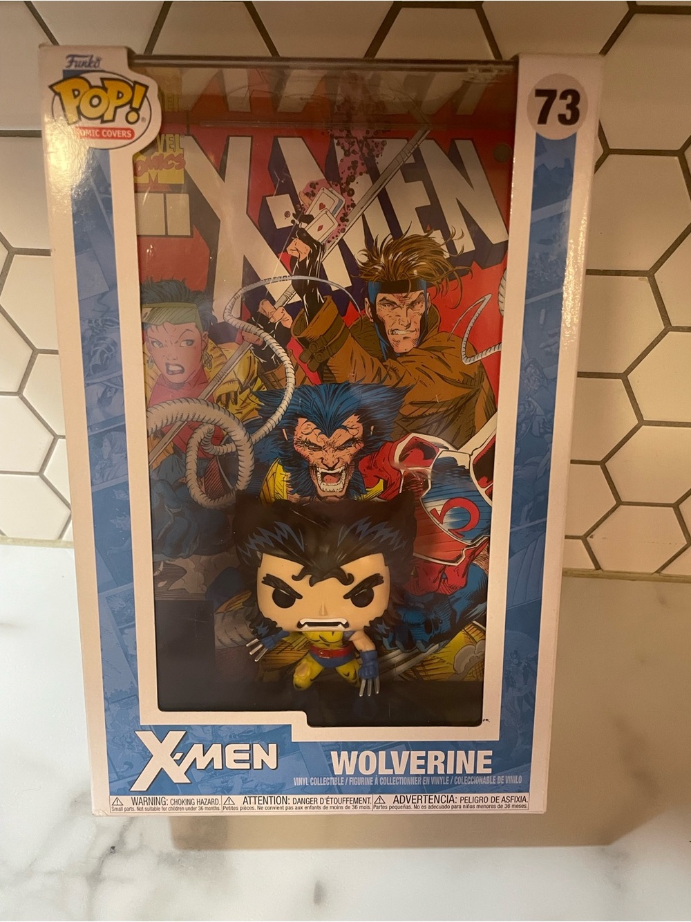 Funko Pop! X-Men Wolverine #73 Vinyl Figure - Blue, Yellow, Black